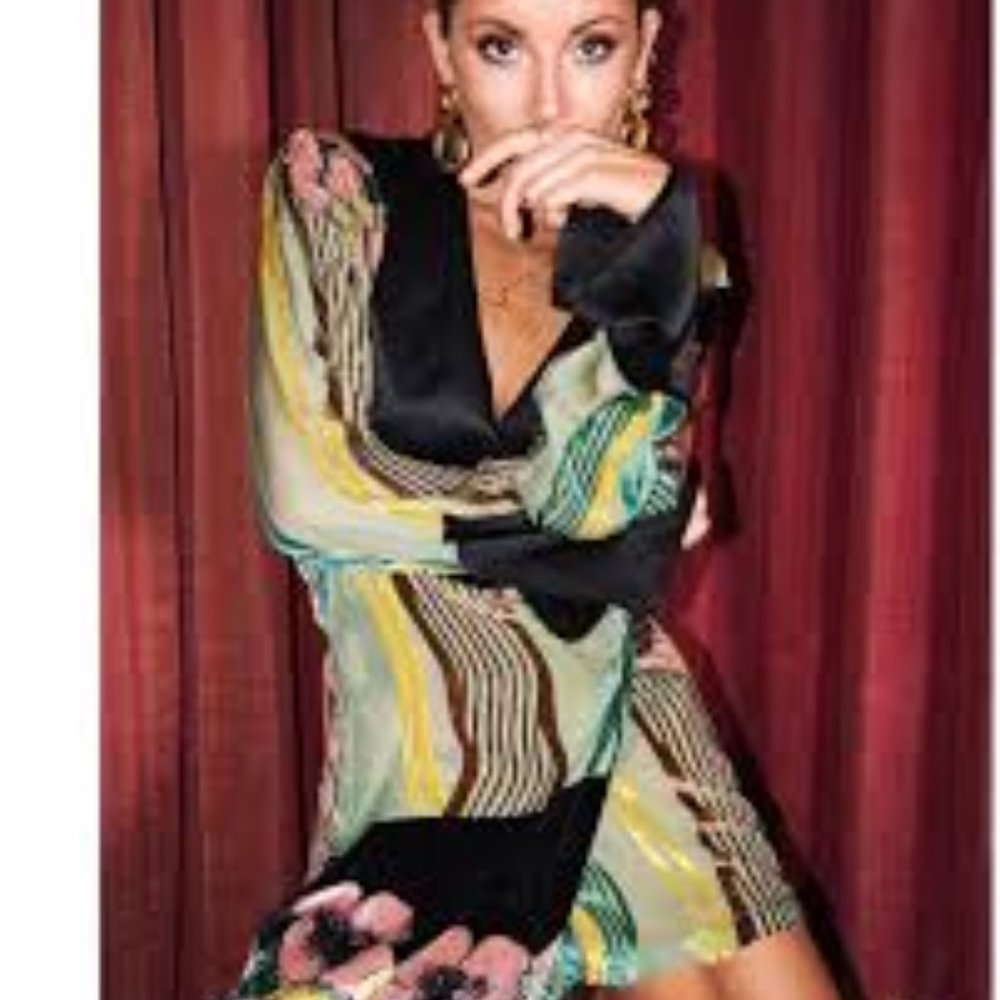 Rat & Boa - Iloana Pure Silk Blend Robe Dress - RARE